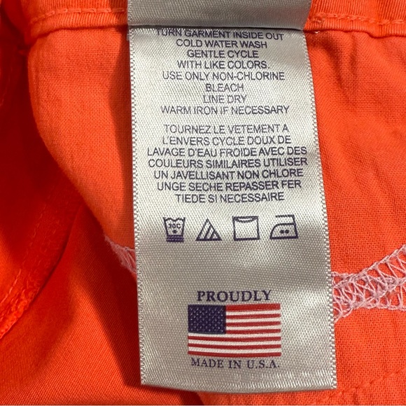 NYDJ Not Your Daughter’s Jeans Pencil Skirt Papaya Color Size 14 Made In USA - Picture 11 of 12